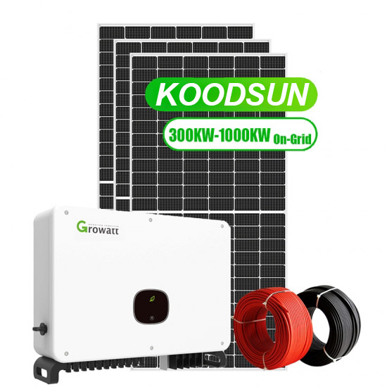 Солнечная электростанция KOODSUN 300 кВт 500 кВт 1 МВт Сетевая солнечная энергетическая система -Koodsun
