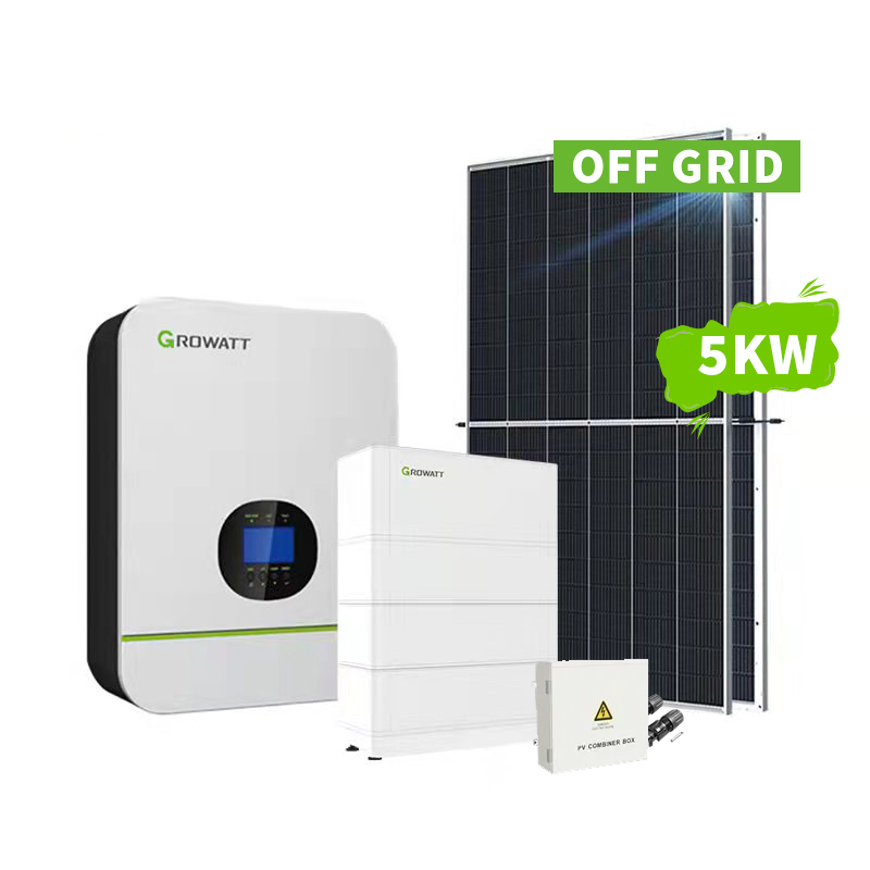Солнечная энергетическая система для домашнего хранения, автономная солнечная система мощностью 5 кВт -Koodsun